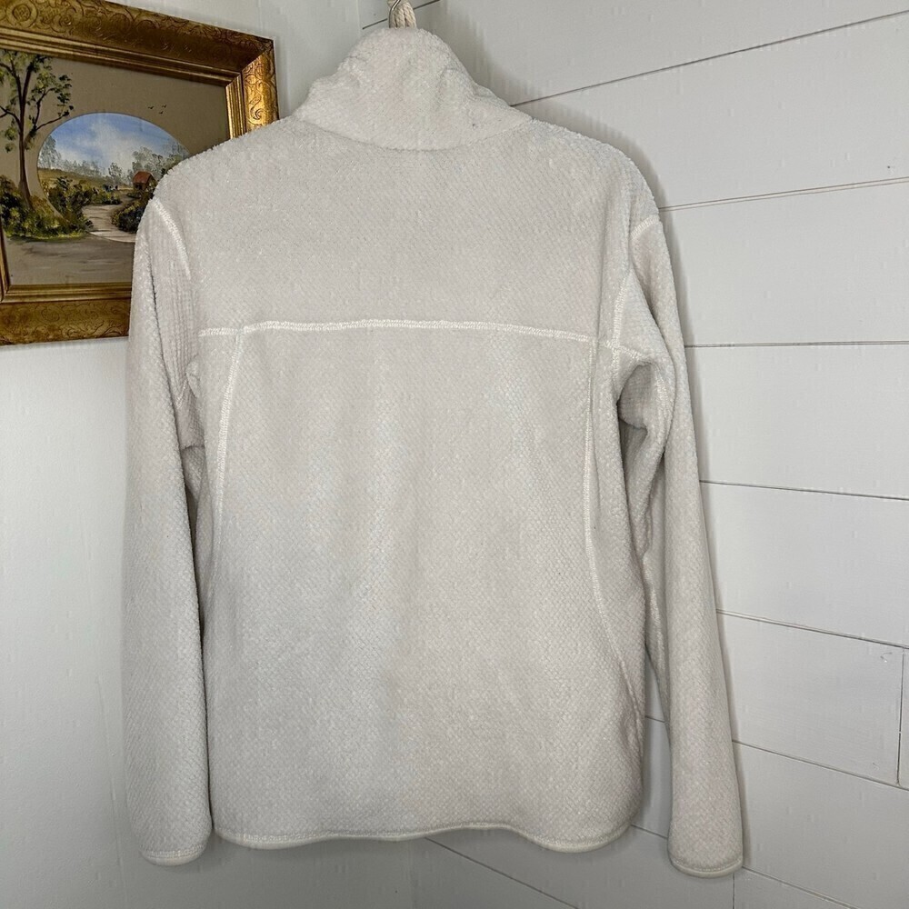 Patagonia Re Tool Snap T Fleece Pullover White Large - Picture 3 of 5